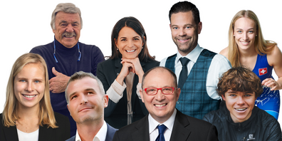 Hausi Leutenegger, Simone Michlig, Lukas Studer, Annatina Lippuner, Céline Bradke, Alex Frei, Beni Thurnheer, Tobias Renggli