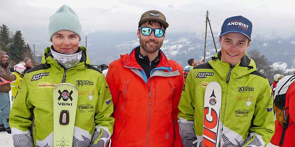 Dreimal Pleisch: Marina, Manuel und Linus (v.l.).