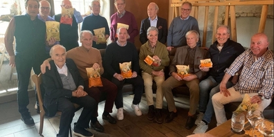 Die GC-Legenden im Restaurant Adlisberg: kein Chips-Entzug.