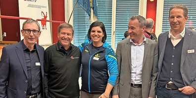 Von links: Th. Gilardi, J.-P. Thomas, S. Hartmann, M. Bühler und  T. Jeanneret.