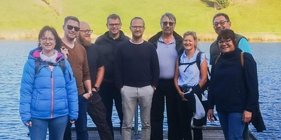 V.l.n.r.: Dominique Dupont, Simon Seelhofer, David Mächler, Fredy Metzger, Urs Heuberger, Markus Keller, Alexandra Lüthi,   Walter Gähwiler, Nicole Fust.