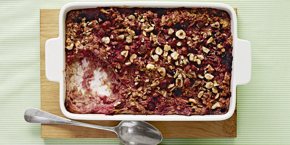 Dieses Müesli kommt aus dem Backofen.