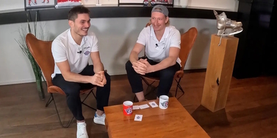 Zwei Lakers-Verteidiger aus dem Kanton Bern im Wissens-Duell: Mika Henauer (l.) und Colin Gerber.