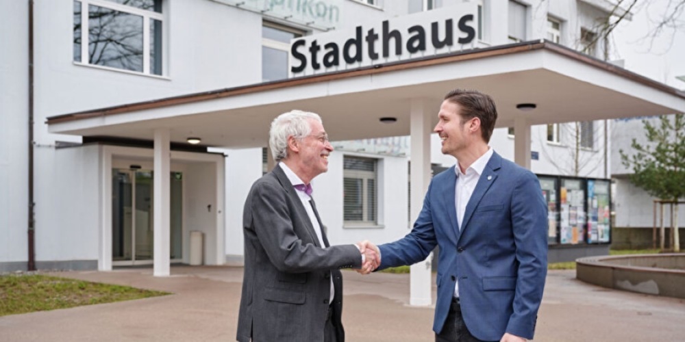 Stadtschreiber Willi Bleiker übergibt Amt an Nachfolger Guido Zibung