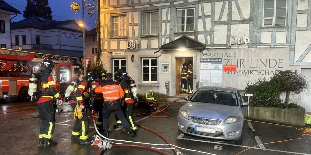 Es entstand Sachschaden von mehreren tausend Franken.
