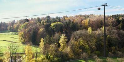 Wird sie je die Besucher schwebend auf den Zürichberg bringen?  Die geplanten Zoo-Seilbahn.