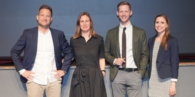 Daniel Romer, Andrea Cristuzzi, Marco Cristuzzi und Alexandra Venzin 