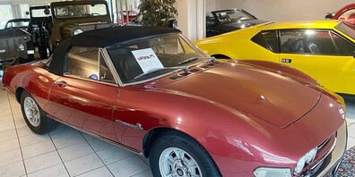 In der Ausstellung werden sechs bis acht wertvolle Autos präsentiert