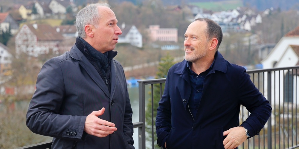 Die Initianten Patrick Scherr und Klaus Vogel