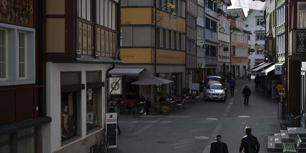 Der Grosse Rat tagt jeweils in Appenzell. Im Bild zu sehen ist die Hauptgasse. (Archivbild)