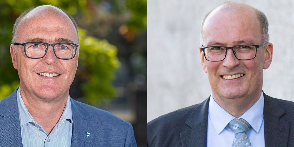 Martin Pfister aus Baar und Markus Ritter aus Altstätten