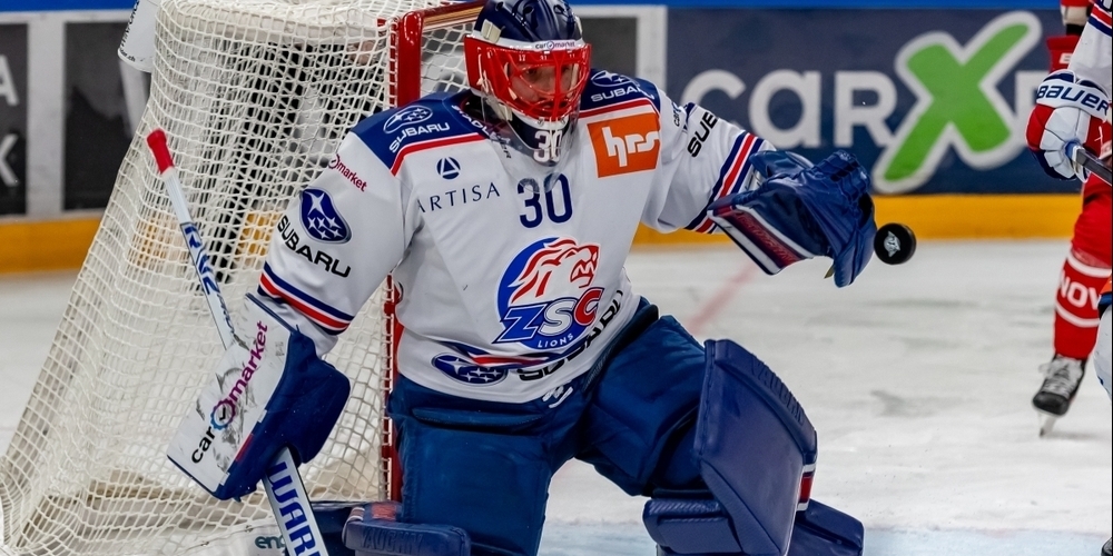 Kann die Zürcher Niederlage nicht verhindern: Goalie Hrubec.