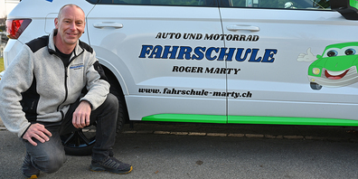 Der Fahrlehrer Roger Marty zeigt sich mit dem Status Quo beim Verkehrskundeunterricht recht zufrieden.
