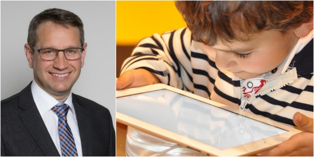 Peter Hüppi stellte der Regierung Fragen zu Bildschirmzeiten von kleinen Kindern.  (Symbolbild)