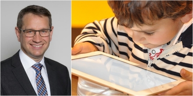 Peter Hüppi stellte der Regierung Fragen zu Bildschirmzeiten von kleinen Kindern.  (Symbolbild)