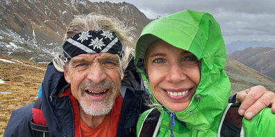  Naturfotograf Urs Möckli zusammen mit Partnerin Lara Modolo.