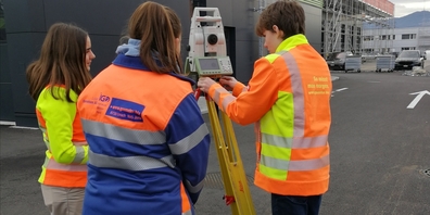 Geomatiker ist nur einer der zahlreichen Berufe, in welche die Jugendlichen in diesen Tagen reinschnuppern können.