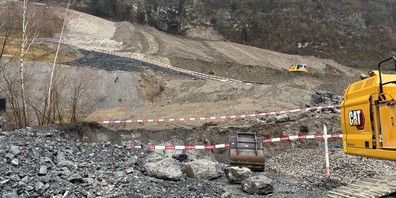 Sicherungsmassnahmen in und unterhalb der Ardega Deponie.