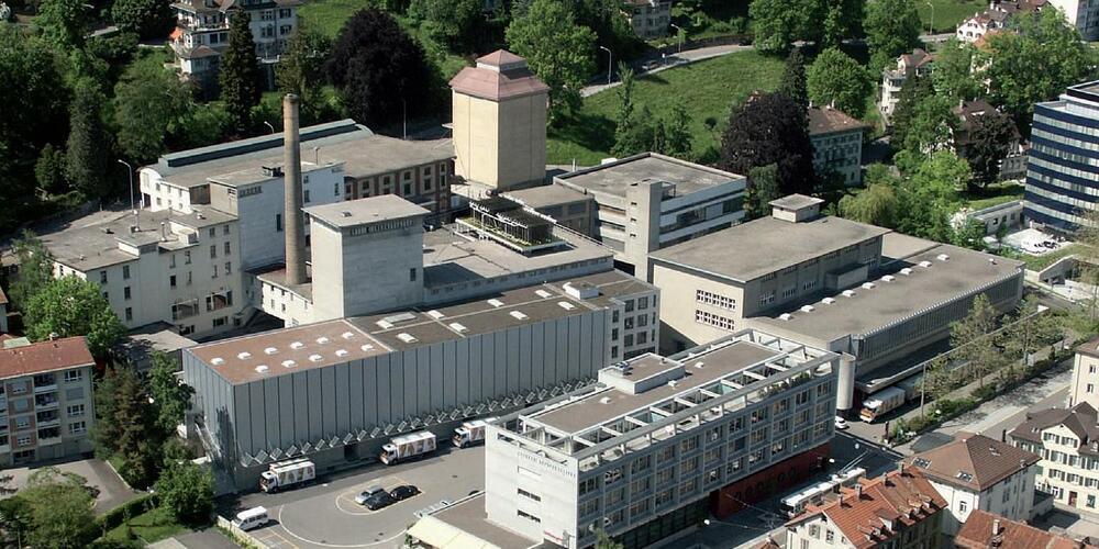 Der Hauptsitz der Brauerei Schützengarten an der St.Jakob-Strasse 37