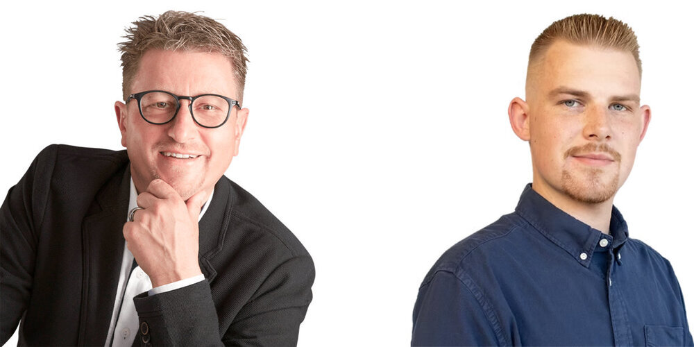 René Schweizer (links) und Matthias Lutz stellen sich der Wahl zum Gemeindepräsidenten von Fischenthal.