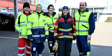 Die Co-Initianten Michael Förste, Bettina Hegner, Sarah Bruhin, Anja Heuberger, Hugo Stalder (v.li.)