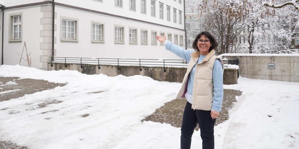 Hausleiterin, Ermelinda Keller.