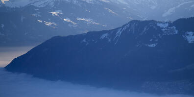 Blick auf den Gamserrugg im Skigebiet oberhalb von Wildhaus. (Archivbild)