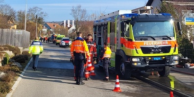 Rettungskräfte im Einsatz