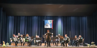 Das Akkordeon-Orchester Grüningen bot ein abwechslungsreiches Programm.