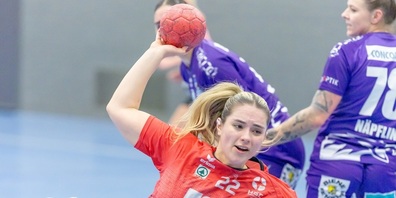 Kreisläuferin Dafina Mustafa war im Rückspiel gegen die Spono Eagles drei Mal erfolgreich.