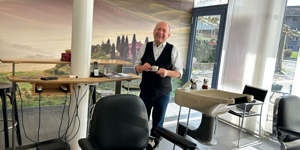 Ein Hauch Toskana im Salon Nunzio an der Berghofstrasse in Gossau ZH.