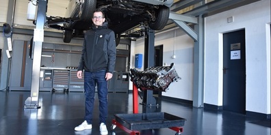 Aurel Ruchti hat sich mit dem Autowerk in Tägerwilen seinen Traum von einem eigenen Betrieb erfüllt.