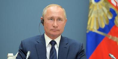 HANDOUT - Die Operation Machterhalt für Kremlchef Wladimir Putin hat erwartungsgemäß ihre letzte Hürde genommen. Foto: Alexei Druzhinin/Pool Sputnik Kremlin/AP/dpa
