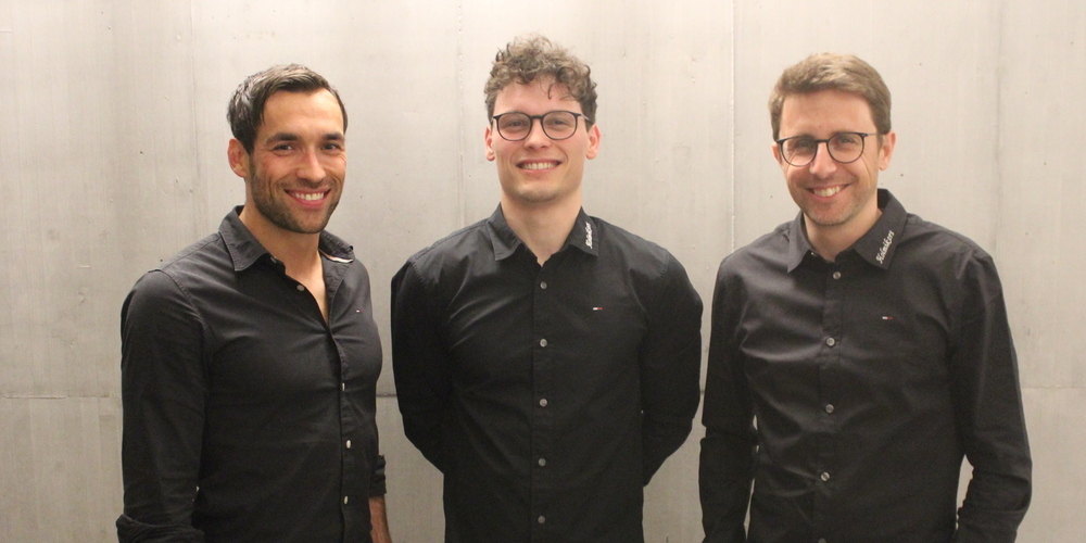 Das Management: Luca Müller, Silvan Kalberer und Thomas Mathis (von links). 