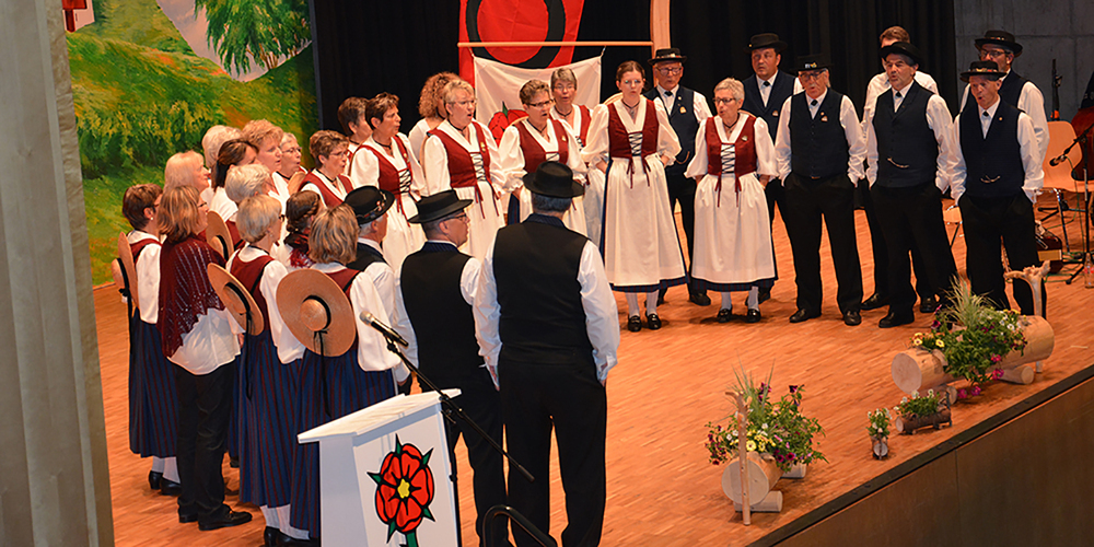 Das Jodelchörli am St. Johann Altendorf.