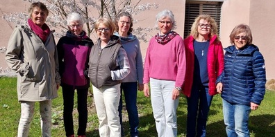 Das Kernteam mit Hildegard Willener freut sich auf den Start in Bubikon/Wolfhausen.