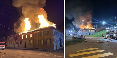 Die Brandbekämpfung dauerte einige Stunden.
