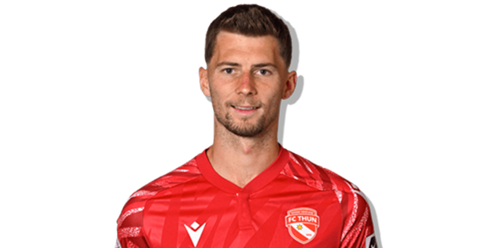 Der in Buttikon aufgewachsene Fabio Fehr kann sich über den Aufstieg mit dem FC Thun freuen.