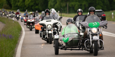 Der Ride-Out des 33. Love Ride Switzerland.