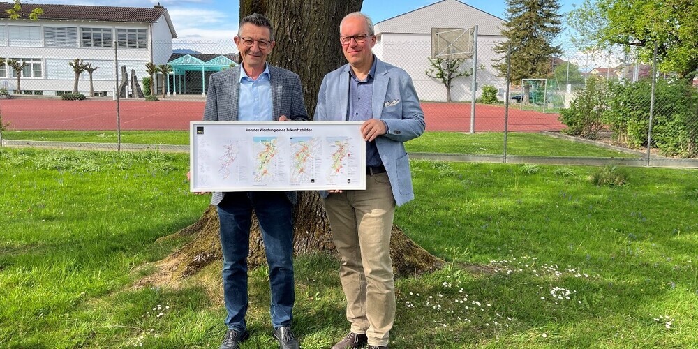 Reto Friedauer, ehemaliger Präsident VAR und Ruedi Mattle, Präsident VAR