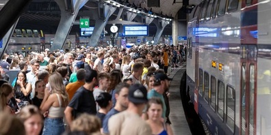 Bahnhof Zürich Stadelhofen: Nadelöhr im Netz der Zürcher S-Bahn.