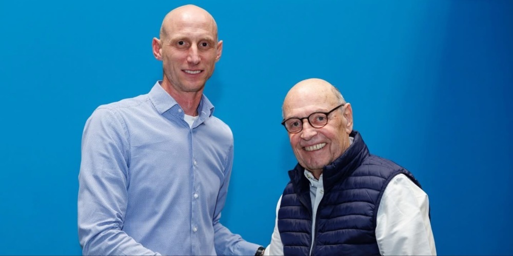 Philippe Walter (rechts) und sein Nachfolger Karel Novy.