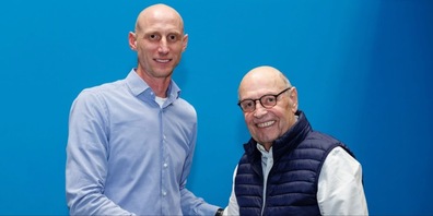 Philippe Walter (rechts) und sein Nachfolger Karel Novy.