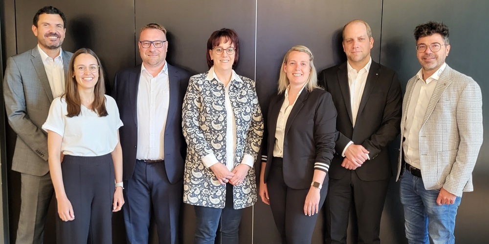 Thomas Mesmer, Melanie Inauen, Cornel Eisenring, Claudia Eberhart, Claudia Strässle, Matthias Hutter und Michel Staubli