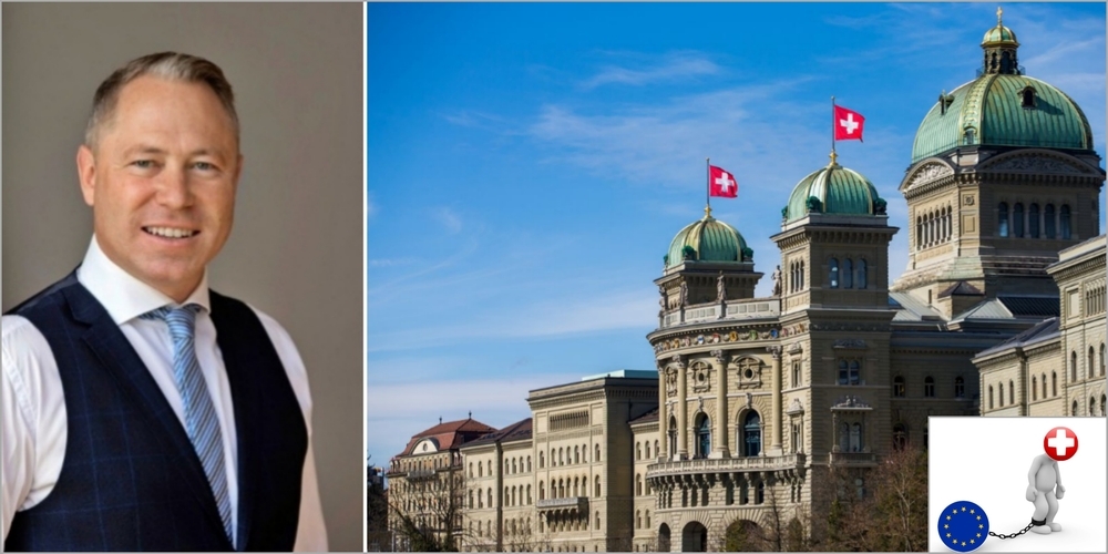 Dr. Gut zitiert die SVP-Parlamentarier, die in den EU-Anbindungsvertrag Einsicht erhielten: «Dieser Vertrag sei "das Ende des Bilateralen Weges" und bedeute eine "totale Unterwerfung unter die EU".»