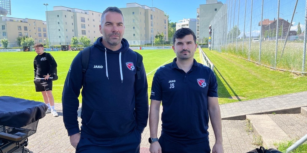 Cheftrainer Elia Marino und sein Assistent Simon Jankovic verlassen den FC Rheineck. 