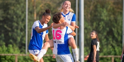 Die GC-Frauen heben ab: In Bern können sie am Samstag erstmals Meister werden.
