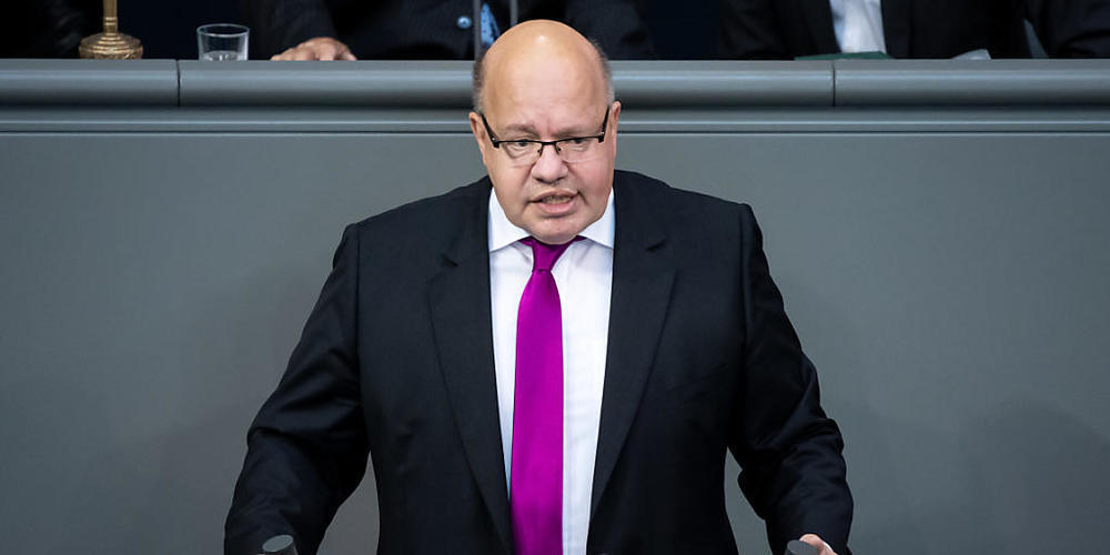 Der deutsche Wirtschaftsminister Peter Altmaier (CDU) sieht Licht am Ende des Tunnels. Der Wirtschaftsaufschwung dürfte seiner Meinung nach ab Oktober spürbar werden. (Archivbild)