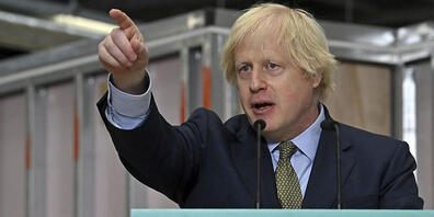 Der britische Premierminister Boris Johnson zeigt China die kalte Schulter. Beim Aufbau des 5G-Mobilfunknetzes will Johnson den chinesischen Anbieter Huawei ausschliessen. (Archivbild)