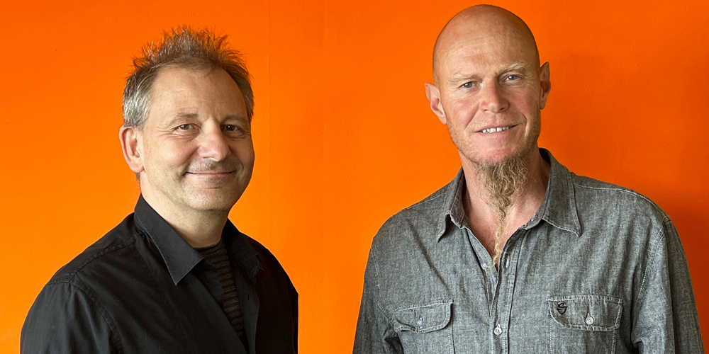 Gregor Müller (l.) und Dave Feusi.